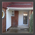 Completed porch UPVC